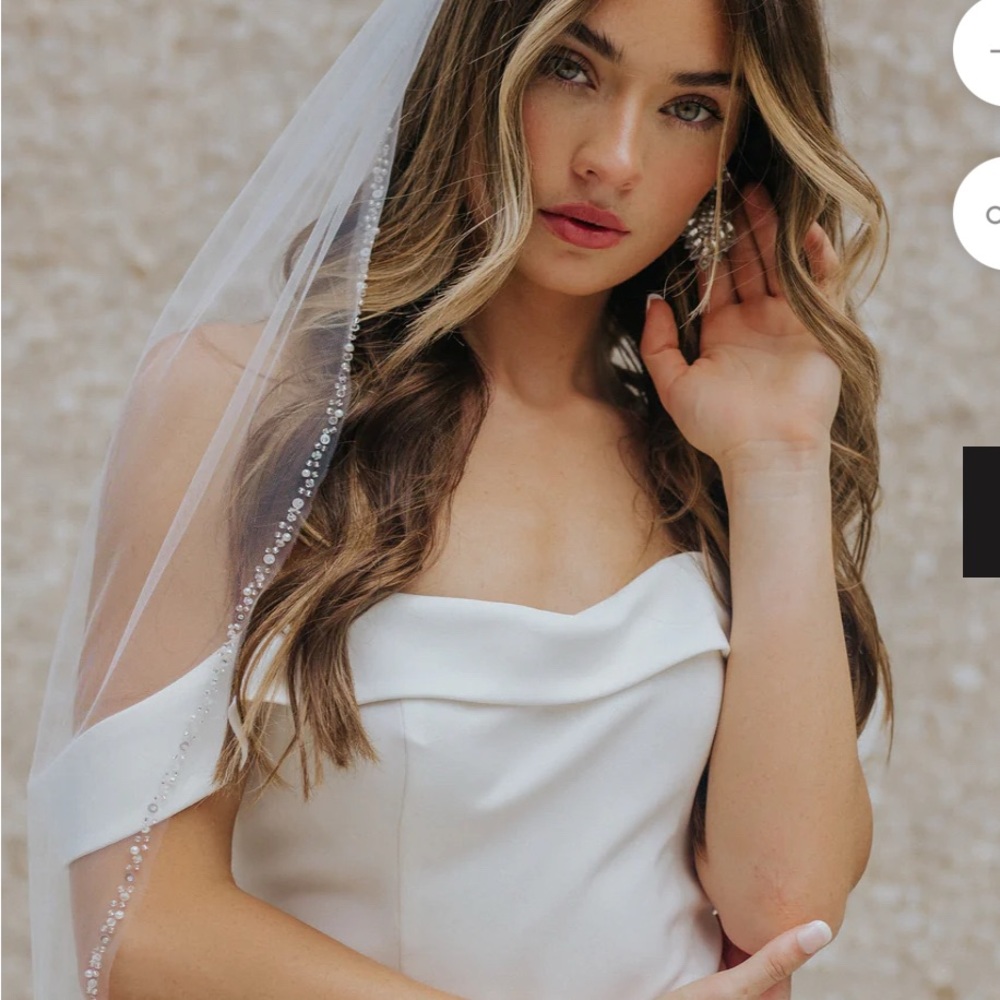 UNTAMED PETALS Gossip Veil - Cathedral Length, 120”